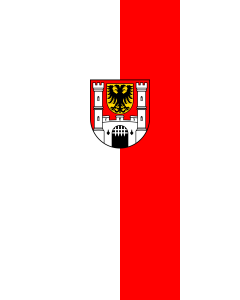 Flag: Weißenburg i.Bay., GKSt | portrait flag | 3.5m² | 38sqft | 300x120cm | 10x4ft