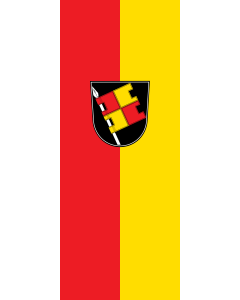 Flag: Würzburg | portrait flag | 3.5m² | 38sqft | 300x120cm | 10x4ft