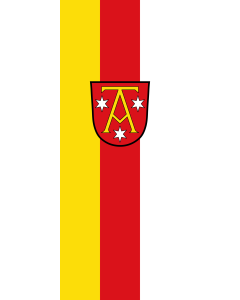 Flagge:  Geiselbach  |  Hochformat Fahne | 3.5m² | 300x120cm 