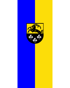 Flagge:  Großostheim, M  |  Hochformat Fahne | 3.5m² | 300x120cm 