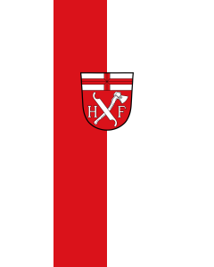 Flagge:  Heinrichsthal  |  Hochformat Fahne | 3.5m² | 300x120cm 