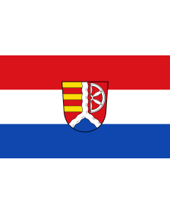 Flagge: Large Mainaschaff  |  Querformat Fahne | 1.35m² | 90x150cm 
