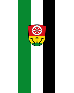 Flagge:  Schöllkrippen, M  |  Hochformat Fahne | 3.5m² | 300x120cm 