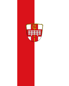 Flagge:  Aura a.d.Saale  |  Hochformat Fahne | 3.5m² | 300x120cm 