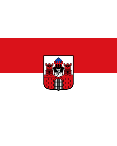 Flagge: Large Bad Kissingen, GKSt  |  Querformat Fahne | 1.35m² | 90x150cm 