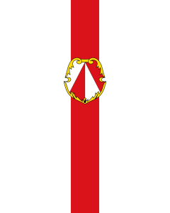 Flagge:  Maßbach, M  |  Hochformat Fahne | 3.5m² | 300x120cm 