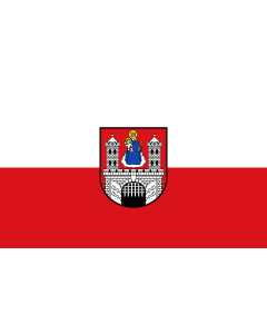 Flagge: Large Münnerstadt, St  |  Querformat Fahne | 1.35m² | 90x150cm 