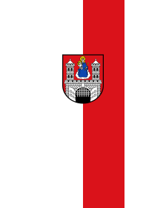 Flagge:  Münnerstadt, St  |  Hochformat Fahne | 3.5m² | 300x120cm 