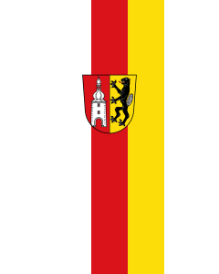 Flagge:  Aubstadt  |  Hochformat Fahne | 3.5m² | 300x120cm 