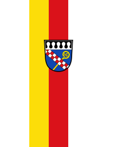 Flagge:  Bastheim  |  Hochformat Fahne | 3.5m² | 300x120cm 