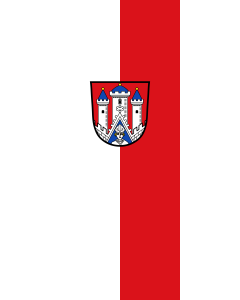 Flagge:  Bischofsheim a.d.Rhön, St  |  Hochformat Fahne | 3.5m² | 300x120cm 