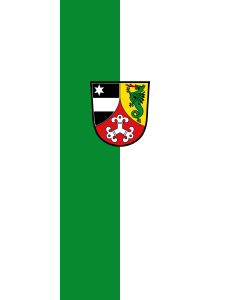 Flagge:  Großbardorf  |  Hochformat Fahne | 3.5m² | 300x120cm 
