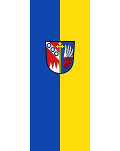 Flagge:  Großeibstadt  |  Hochformat Fahne | 3.5m² | 300x120cm 