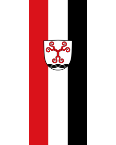 Flagge:  Hausen  |  Hochformat Fahne | 3.5m² | 300x120cm 