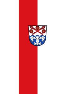 Flagge:  Hohenroth  |  Hochformat Fahne | 3.5m² | 300x120cm 
