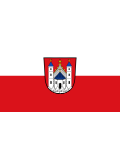 Flagge: Large Mellrichstadt, St  |  Querformat Fahne | 1.35m² | 90x150cm 