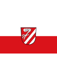 Flagge: Large Oberstreu  |  Querformat Fahne | 1.35m² | 90x150cm 