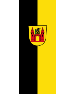 Flagge:  Ostheim v.d.Rhön, St  |  Hochformat Fahne | 3.5m² | 300x120cm 