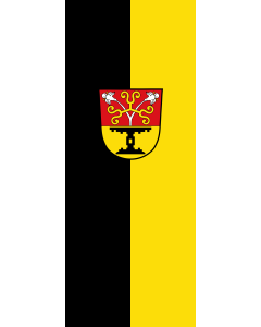Flagge:  Saal a.d.Saale, M  |  Hochformat Fahne | 3.5m² | 300x120cm 