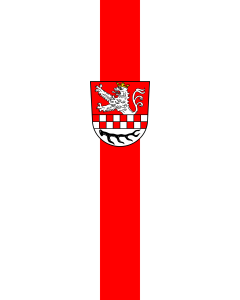 Flag: Wollbach | portrait flag | 3.5m² | 38sqft | 300x120cm | 10x4ft