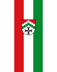 Flagge:  Aidhausen  |  Hochformat Fahne | 3.5m² | 300x120cm 