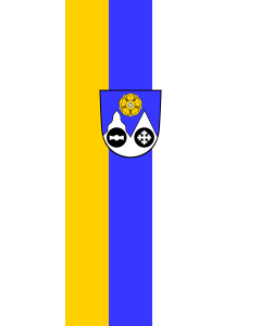 Flagge:  Breitbrunn  |  Hochformat Fahne | 3.5m² | 300x120cm 