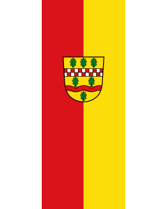 Flagge:  Bundorf  |  Hochformat Fahne | 3.5m² | 300x120cm 