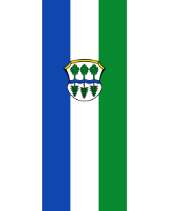 Flagge:  Ebelsbach  |  Hochformat Fahne | 3.5m² | 300x120cm 