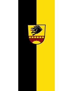 Flagge:  Ebern, St  |  Hochformat Fahne | 3.5m² | 300x120cm 