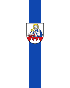 Flagge:  Hofheim i.UFr., St  |  Hochformat Fahne | 3.5m² | 300x120cm 