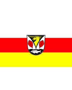 Flagge: Large Oberaurach  |  Querformat Fahne | 1.35m² | 90x150cm 