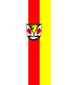 Flagge:  Oberaurach  |  Hochformat Fahne | 3.5m² | 300x120cm 