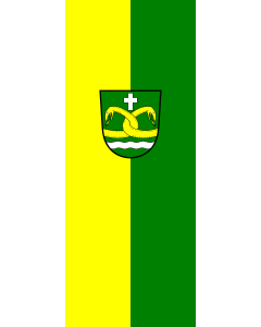 Flagge:  Untermerzbach  |  Hochformat Fahne | 3.5m² | 300x120cm 