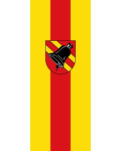 Flagge:  Ermershausen  |  Hochformat Fahne | 3.5m² | 300x120cm 