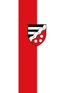 Flagge:  Albertshofen  |  Hochformat Fahne | 3.5m² | 300x120cm 