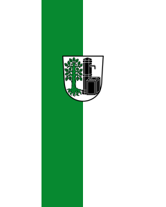 Flagge:  Buchbrunn  |  Hochformat Fahne | 3.5m² | 300x120cm 