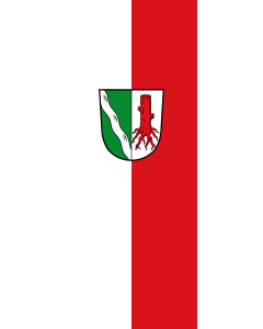 Flagge:  Mainstockheim  |  Hochformat Fahne | 3.5m² | 300x120cm 