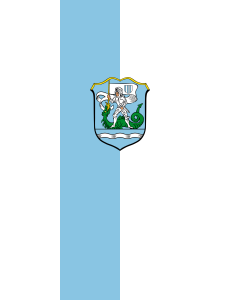 Flagge:  Marktbreit, St  |  Hochformat Fahne | 3.5m² | 300x120cm 