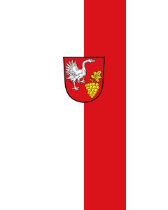 Flagge:  Rödelsee  |  Hochformat Fahne | 3.5m² | 300x120cm 