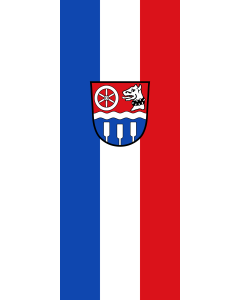 Flagge:  Collenberg  |  Hochformat Fahne | 3.5m² | 300x120cm 