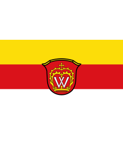 Flagge: Large Großwallstadt  |  Querformat Fahne | 1.35m² | 90x150cm 