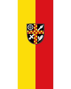 Flagge:  Hausen  |  Hochformat Fahne | 3.5m² | 300x120cm 