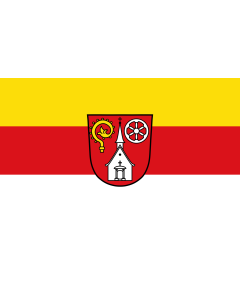 Flagge: Large Kirchzell, M  |  Querformat Fahne | 1.35m² | 90x150cm 