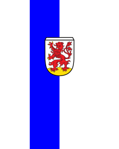 Flagge:  Kleinheubach, M  |  Hochformat Fahne | 3.5m² | 300x120cm 