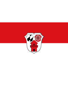 Flagge: Large Kleinwallstadt, M  |  Querformat Fahne | 1.35m² | 90x150cm 
