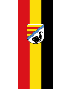 Flagge:  Laudenbach  |  Hochformat Fahne | 3.5m² | 300x120cm 