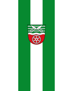 Flagge:  Leidersbach  |  Hochformat Fahne | 3.5m² | 300x120cm 