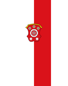 Flagge:  Mömlingen  |  Hochformat Fahne | 3.5m² | 300x120cm 