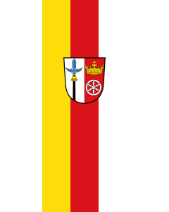 Flagge:  Mönchberg, M  |  Hochformat Fahne | 3.5m² | 300x120cm 
