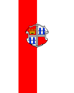 Bandiera: Wörth a.Main, St | bandiera ritratto | 3,5&nbsp;m² | 300&nbsp;×&nbsp;120&nbsp;cm 
